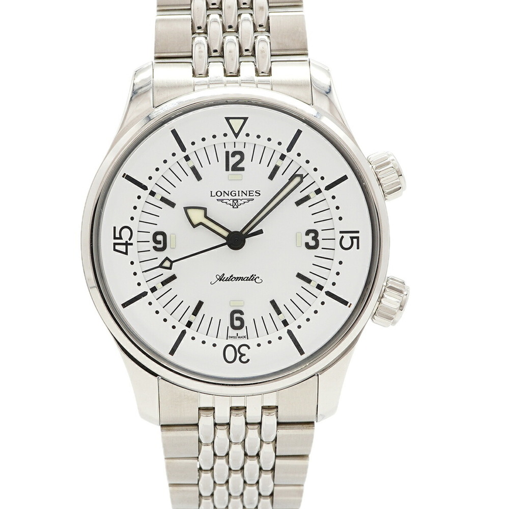 Longines Legend Diver L3.764.4 White Dial Men's Watch